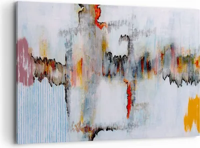 Produktbild von Bild auf Leinwand - Leinwandbild - Abstraktion modern - 120x80cm - Wand Bild - Wanddeko - Leinwanddruck - Bilder - Kunstdruck - Wanddekoration - Leinwand bilder - Wandkunst - AA120x80-3676