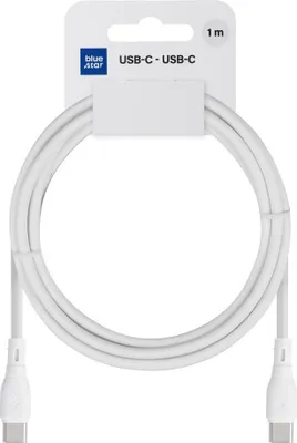 Immagine prodotto di BLUE STAR ECO cavo 3A 60W da tipo C a tipo C PJ73-13-3 1m bianco
