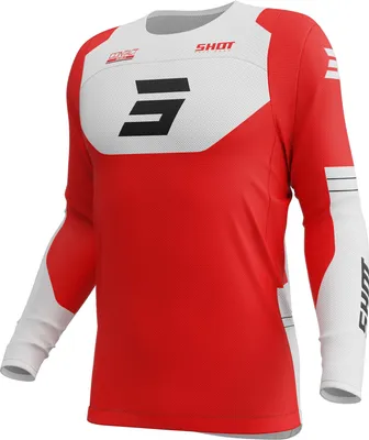 Productafbeelding van Shot Contact Shield, motocross shirt, rood, maat M