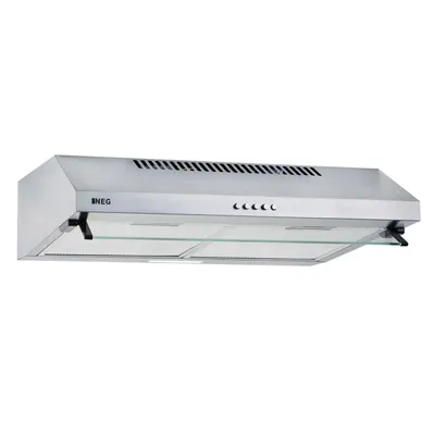 Produktbild von NEG Edelstahl Unterbau-Dunstabzugshaube NEG15-DCS DC-Motor 227 m³/h 60 cm 2 Abluftanschlüsse oben/hinten leise leistungsstark