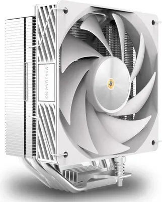 Produktbild von Mars Gaming MCPUX5W, Luftkühlung, 12 cm, Weiß