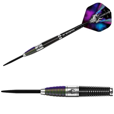 Produktbild von Mission | Occult | Steeldarts | 90% Tungsten | 23g | Black‑Coral PVD | Dartpfeile Set