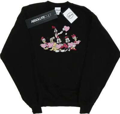 Produktbild von Disney - "Love Friends" Sweatshirt für Damen BI27738 (L) (Schwarz)