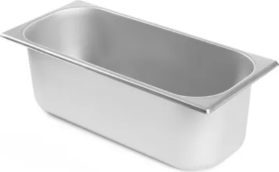 Produktbild von HENDI Eiscremebehälter Edelstahl 5 l 360x165x120 mm Kitchen Line
