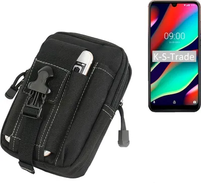 Produktbild von K-S-Trade Gürtel Tasche kompatibel mit Wiko View 3 Gürteltasche Holster Schutz Hülle Handy Hülle Smartphone outdoor Handy-Hülle schwarz