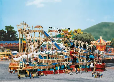 Wildwasserbahn Pirateneiland Modellbausatz Kunststoff