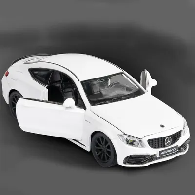 Produktbild von 1:32 Alloy Car Model Vehicle Simulation Familienverzierungen weiß