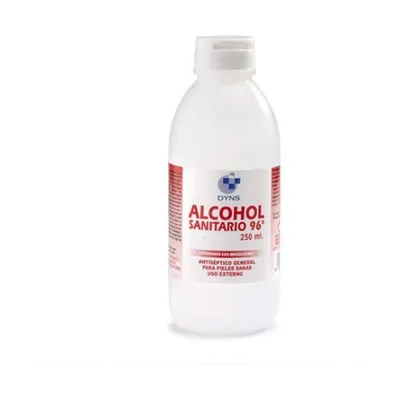 Imagen del producto de DYNS, alcohol antiséptico 96%, 250 ml