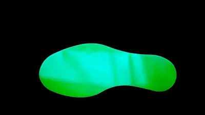 Produktbild von Fußabdruck - Glow in the dark Glow - in - the - dark 10 x 30 cm Links - Glow - in - the - dark 10 x 30 cm - Bodenaufkleber - Glow - in - the - dark - Anti - Rutsch - Polyvinyl chloride (PVC) - 0,99 mm - Innenbereich - DMA670