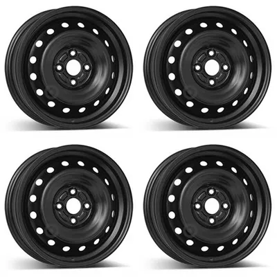 Image de 4 jantes en acier Alcar, 5.0Jx15 pouces, déport 40, 4x100, pour Suzuki Ignis Swift (lot de 4)