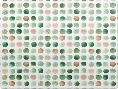 Produktbild von Aquarellpunkte – Bodenschutzmatte – Rutschfest – Schutzmatte für Büro – Vinylmatte – Stuhlunterlage  – 120 x 90 cm