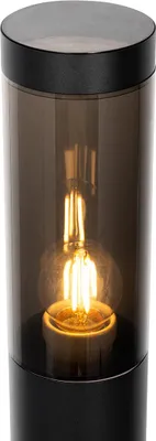 Produktbild von Moderne Außen Mastleuchte Schwarz 45 cm IP44 Rox