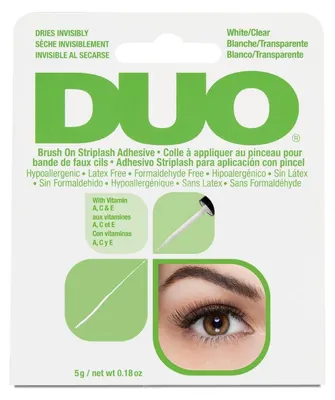 Produktbild von Ardell DUO Brush On Clear Wimpernkleber für künstliche Wimpern mit Vitamin A, E und C, 5 ml