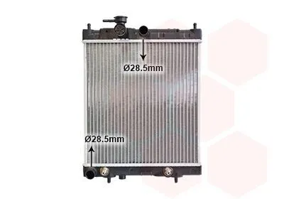 Produktbild von VAN WEZEL 13002131 Kühler Wasserkühler Motorkühler für NISSAN MICRA II (K11)