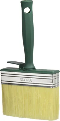 Productafbeelding van Plafondborstel - Palletkwast - Dakbedekking aanbrengen - Professionele kwaliteit - 120 x 30 mm - Wit