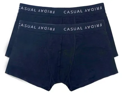 Obrázok produktu pre CASUAL FRIDAY 2-pack boxerky trunks set strečové základné spodné nohavice veľkosť: S