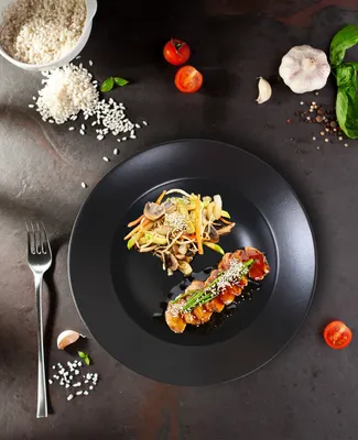 Obrázek produktu pro Hermia Concept, Angele- KRM1703, černá, jídelní talíř, 100% keramická kamenina