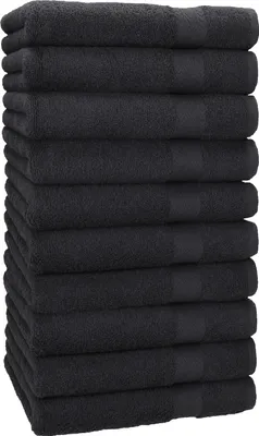 Produktbild von Betz 10 Stück Handtücher 50x100 cm PREMIUM  100% Baumwolle  Farbe: graphit