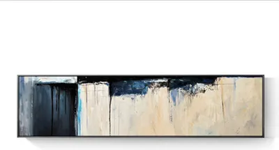 Produktbild von TPFLiving Kunstdruck LW-306 (OHNE RAHMEN) Poster - Leinwand - Wandbild - Hochauflösender Giclée-Druck, langlebig und hochwertig - Abstrakte Strukturen -  - Größe: 50x200cm