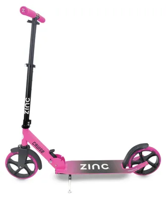Image de Trottinette pliable, châssis en aluminium léger, réglable en hauteur, grandes roues, capacité de charge de 100 kg, idéale pour les déplacements quotidiens