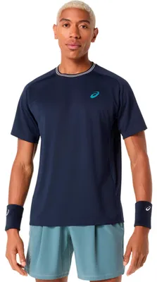 Productafbeelding van Asics Game SS Top - donkerblauw, maat: XL