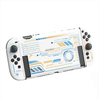 Immagine prodotto di Per Nintendo Switch: custodia protettiva in TPU flessibile con un moderno design lineare