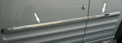 Immagine prodotto di Modanatura laterale della porta Modanature di protezione della porta per Ford Connect Acciaio inox corto 4x