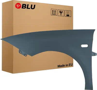 Zdjęcie produktu dla BLU Błotnik pasujący do Seat Leon II 2 1P1 LX7Z Lewy Srebrny DelphinGrau | 2005-2012 | Przedni Przód | Lakierowany | Gotowy do montażu  | Stal