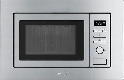 Zdjęcie produktu dla Smeg FMI017X, Wbudowany, Mikrofalówka grill, 17 l, 700 W, Wbudowany wyświetlacz, LED