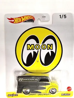 Produktbild von Hot Wheels DLB45-HKC93 Diary Delivery "Mooneyes" grau/gelb matt Pop Culture 2023 1/5 Modellauto