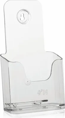 Produktbild von DL 1/3 A4 Prospekthalter (NE) transparent