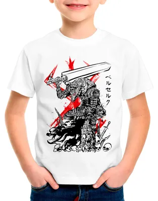 Produktbild von BaumwolleCloud Mighty Swordsman Kinder T-Shirt anime manga berserk cosplay