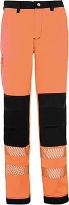 Produktbild von Korntex EOSTR | EOS Hi-Vis Workwear Trousers With Printing Areas - Farbe: Signal Orange/Black - Größe: 114