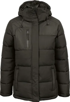 Produktbild von Damen wattierte Winterjacke Colorado, wasserabweisend mit abnehmbarer Kapuze