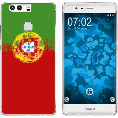 Produktbild von PhoneNatic Case kompatibel mit Huawei P9 Silikon-Hülle WM Portugal M8