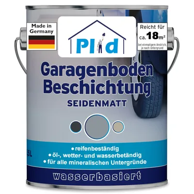 Produktbild von Plid náter na podlahu garáže 2,5 l strieborná sivá, na cca 18m² / náter na betón