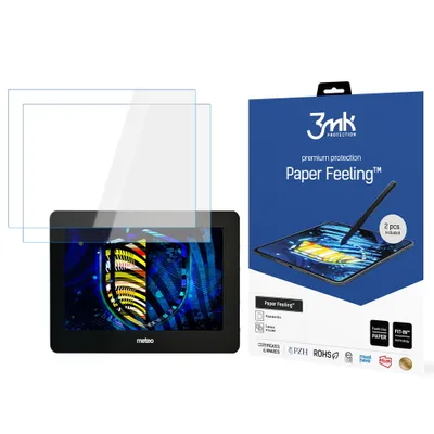 Produktbild von 3mk Display Schutzfolie Paper Feeling für Meteo SP76 transparent