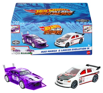 Obrázek produktu pro Hot Wheels Pull-Back Speeders 2-pak mix