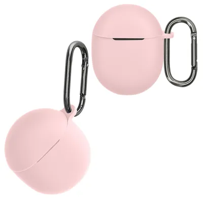 Produktbild von kwmobile Schutzhülle für Google Pixel Buds Pro 2 / Pixel Buds Pro Hülle - TPU Silikon Case für Kopfhörer Ladecase - stoßfestes Cover mit Karabiner -