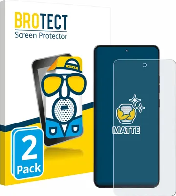 Produktbild von 2x BROTECT Schutzfolie für Motorola Moto G86 Displayschutz Displayschutzfolie Folie Matt Entspiegelungsfolie