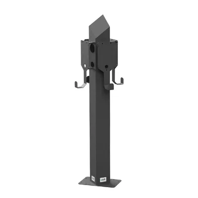 Produktbild von Mehrfach Wallbox Standfuß easee, 4 Wallboxen - Edelstahl anthrazit (RAL 7016)