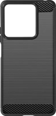 Obrázok produktu pre Avizar, Flexibilné ochranné puzdro pre Xiaomi Redmi 13C, karbónový efekt, čierne