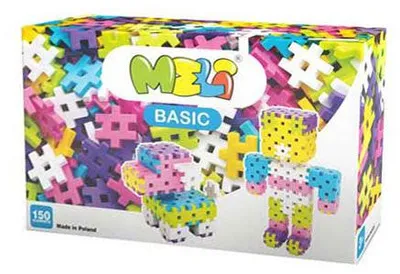 Image de Meli Basic Pink Building Blocks, 150dlg.
