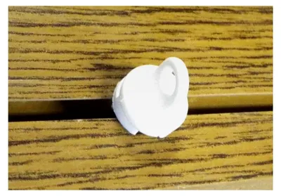 Produktbild von 10 Zwischenfeststeller für Gardinenstopper aus Kunststoff oder Holz mit 4 mm Laufbreite