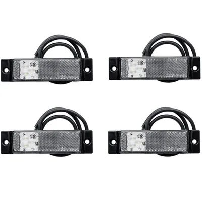 Produktbild von Horpol 4x LED Umrissleuchten Set mit Reflektoren, Weiß