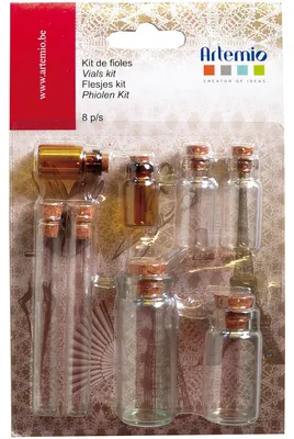 Obrázok produktu pre 8-dielna sada sklenených fľaštičiek