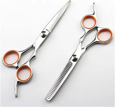 Immagine prodotto di Forbici professionali per capelli, 6,0 pollici, forbici smussanti, taglia capelli elettrico e forbici termiche, adatte a parrucchieri o per uso domestico