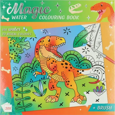 Image de Magische Waterverfkleurblok Dino