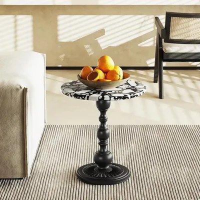 Produktbild von Beistelltisch, Sofatisch, Wohnzimmertisch, Couchtisch, Beistelltisch rund, Beistelltisch klein 40cm*55cm B 【HJ113】
