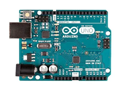 Produktbild von Arduino UNO SMD Rev3, ATmega328, 16 MHz, 0,032 MB, 2 KB, 1 KB, Arduino